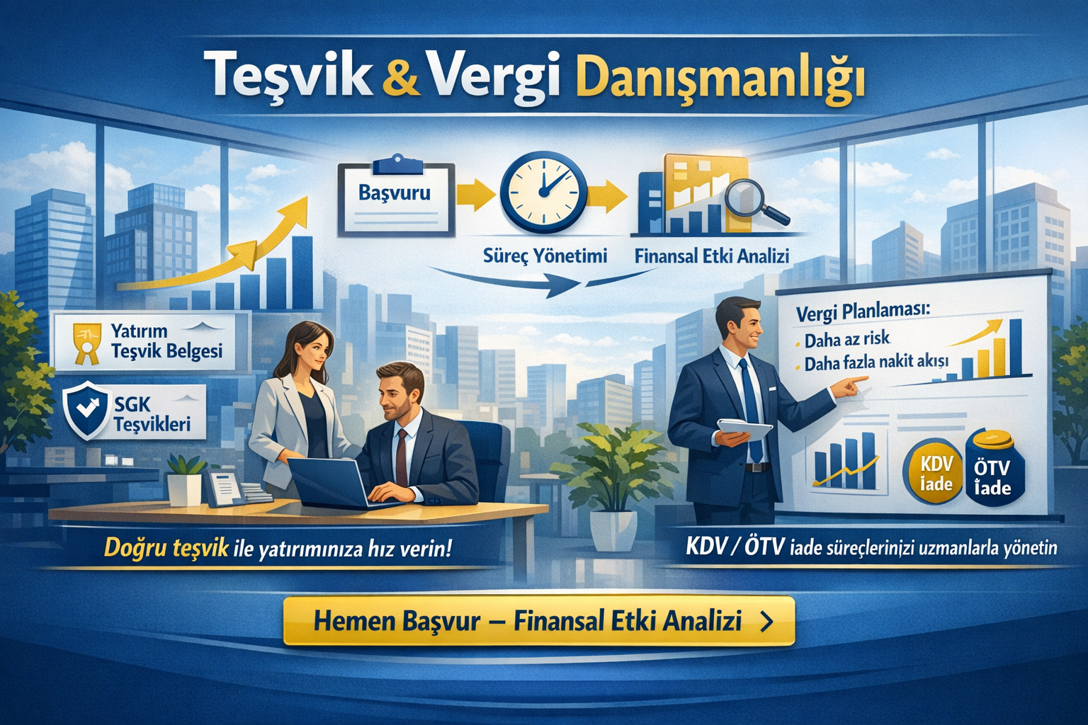 Teşvik ve vergi danışmanlığı - strateji, nakit akışı ve uyum