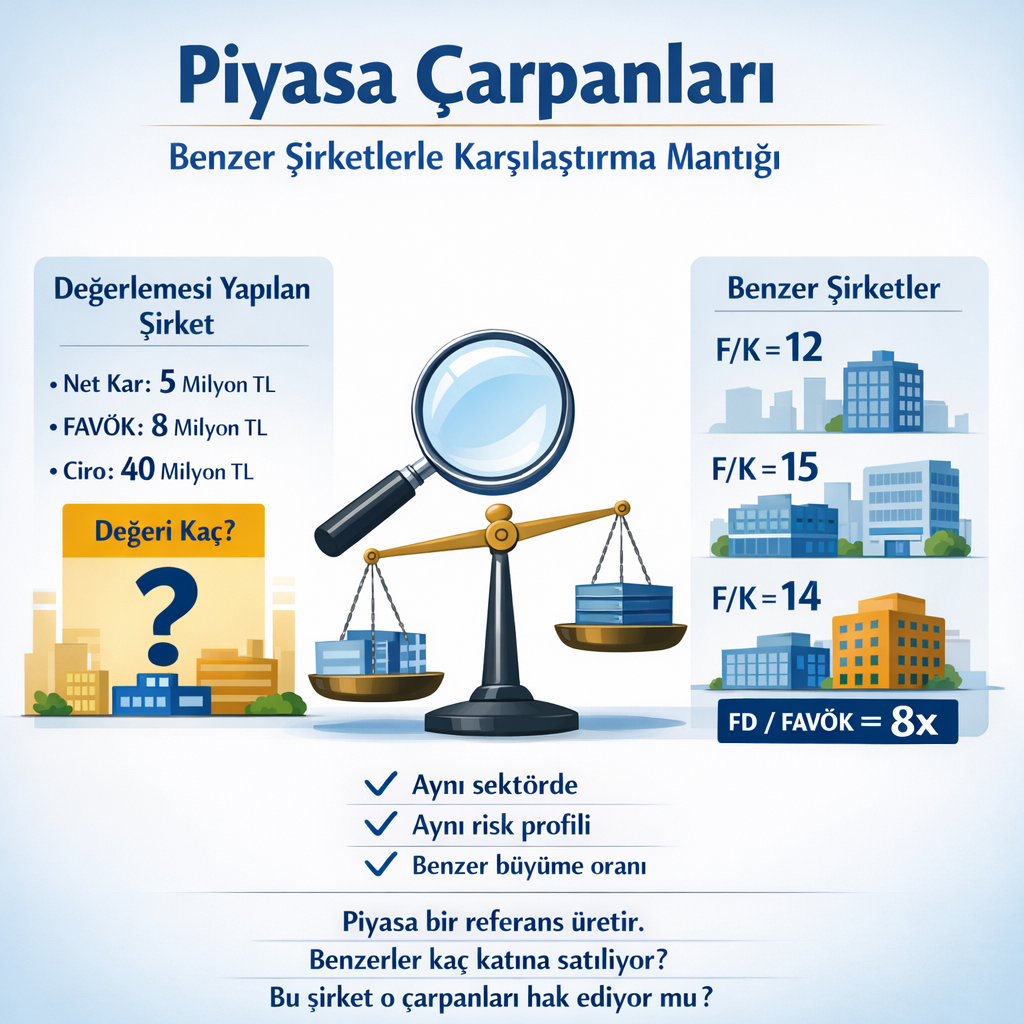 Piyasa Çarpanları: Benzer Şirketlerle Karşılaştırma Mantığı