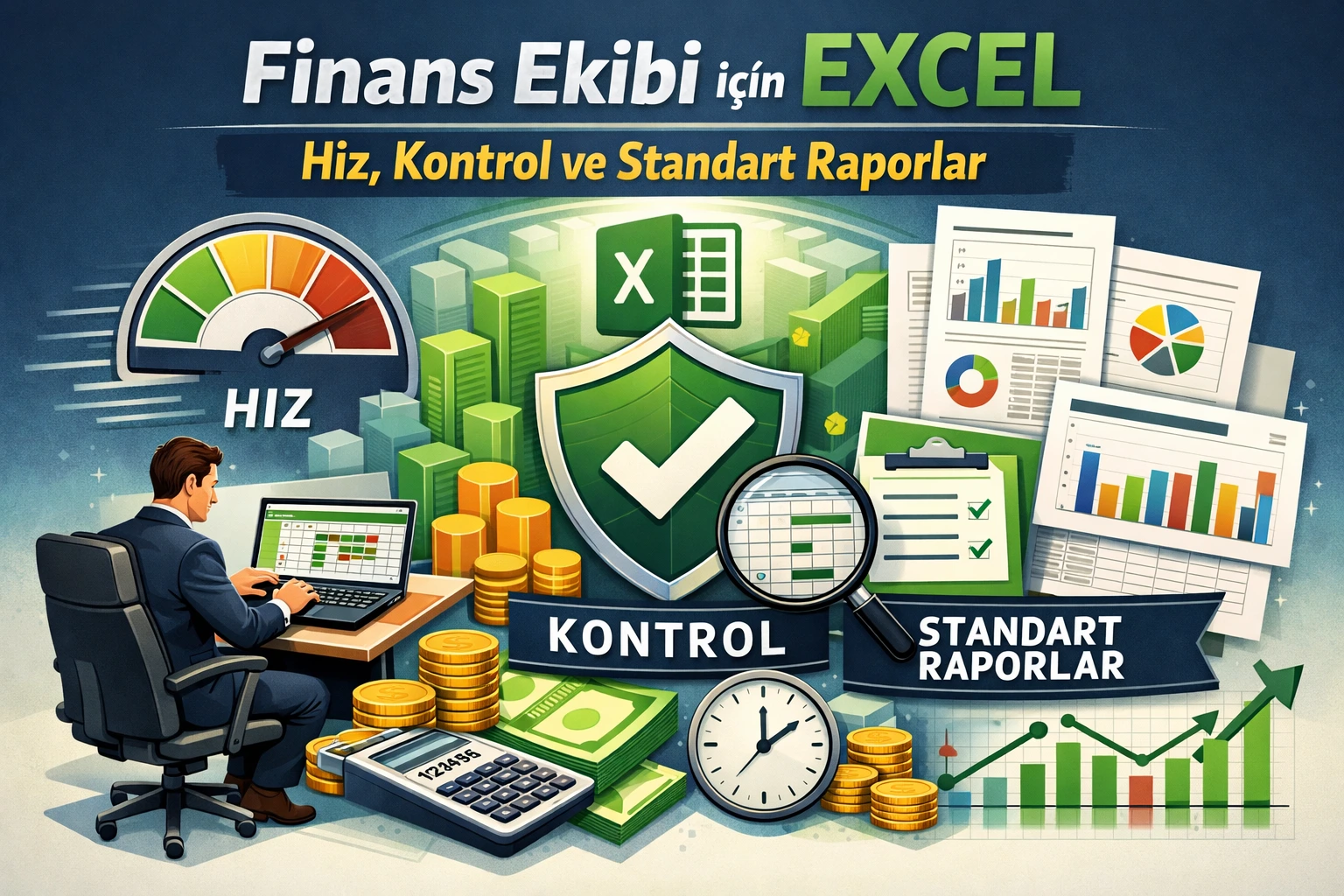 Finans Ekibi için Excel: Hız, Kontrol ve Standart Raporlar