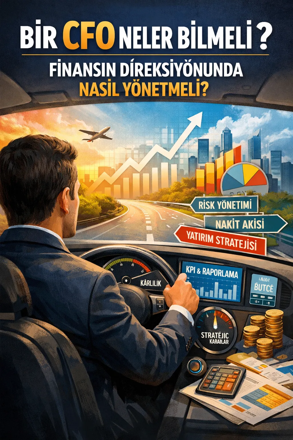 Bir CFO Neler Bilmeli? Finansın Direksiyonunda Nasıl Yönetmeli?