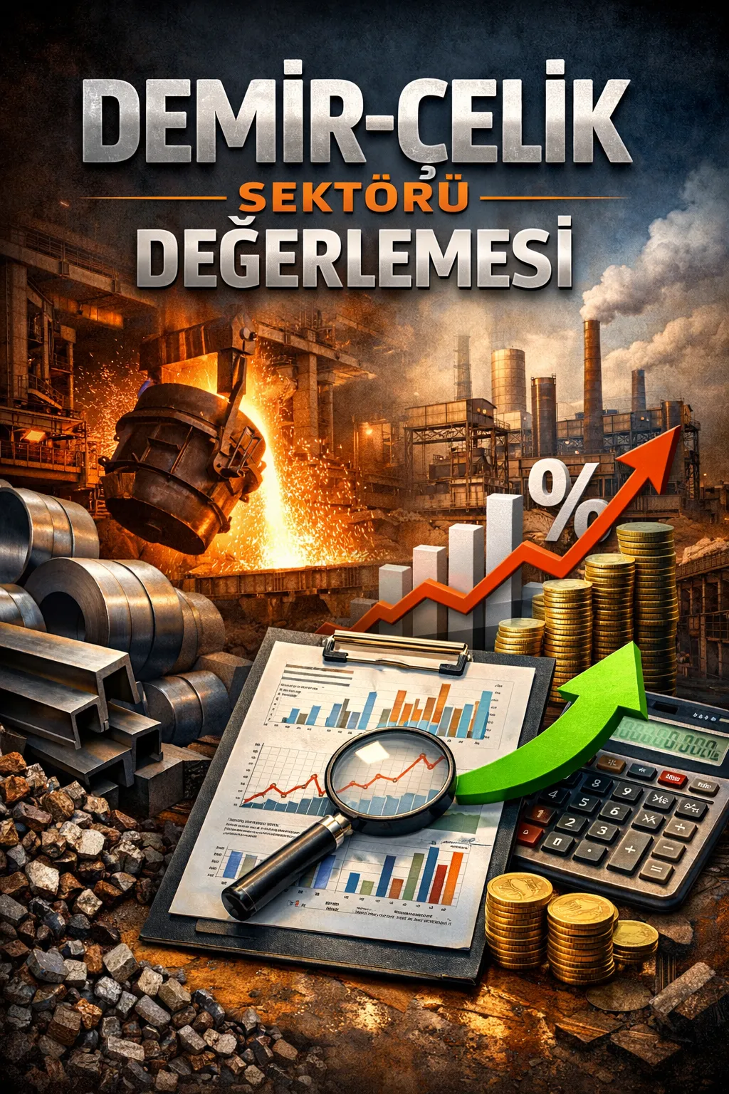 Demir-Çelik Şirket Değerleme: HRC/Billet, Hurda (Scrap), Enerji, Kapasite ve Döngü Analizi