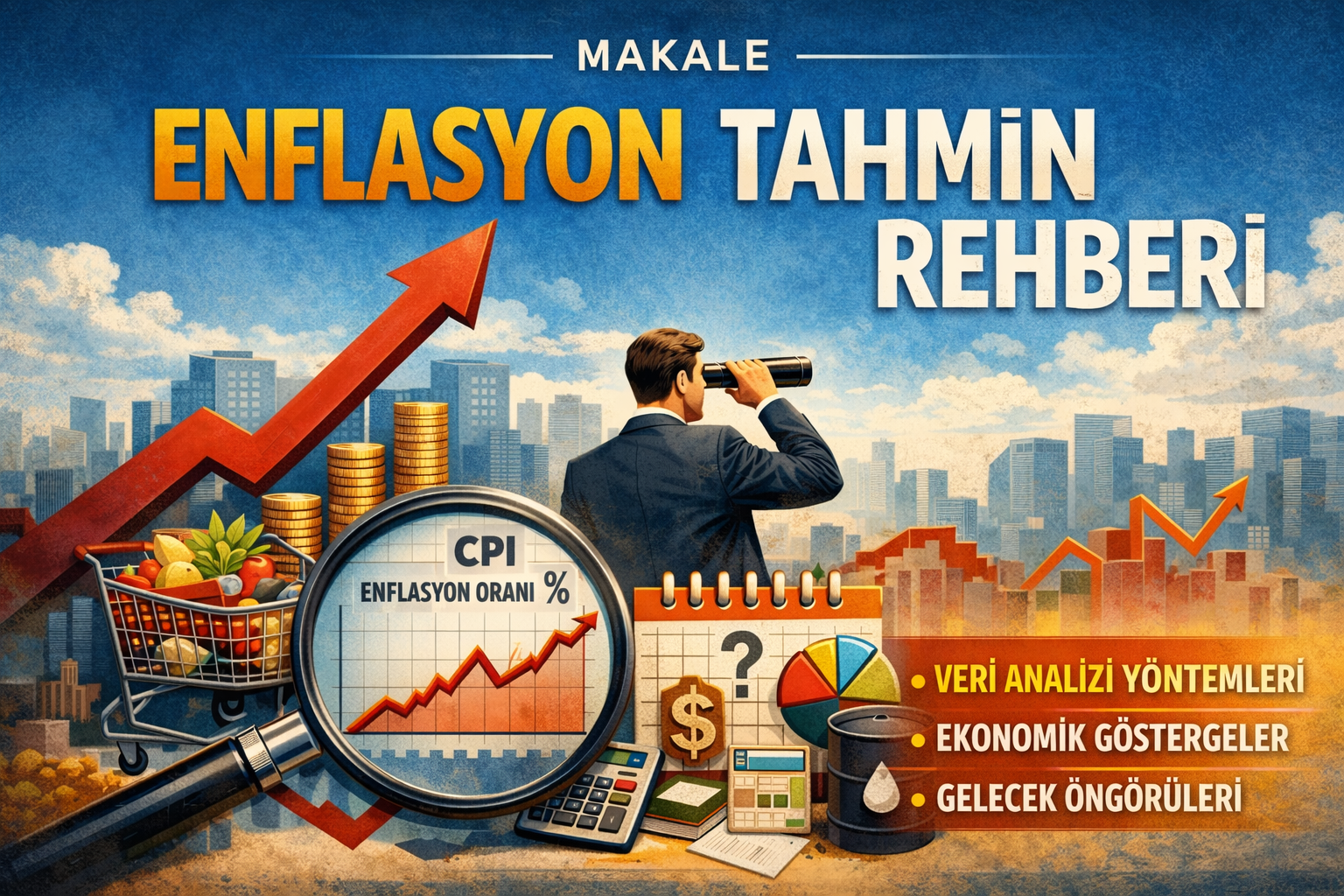Enflasyon Tahmin Rehberi: TÜFE Projeksiyonu, Trend Analizi, Senaryo ve Risk Değerlendirmesi (Uygulamalı)