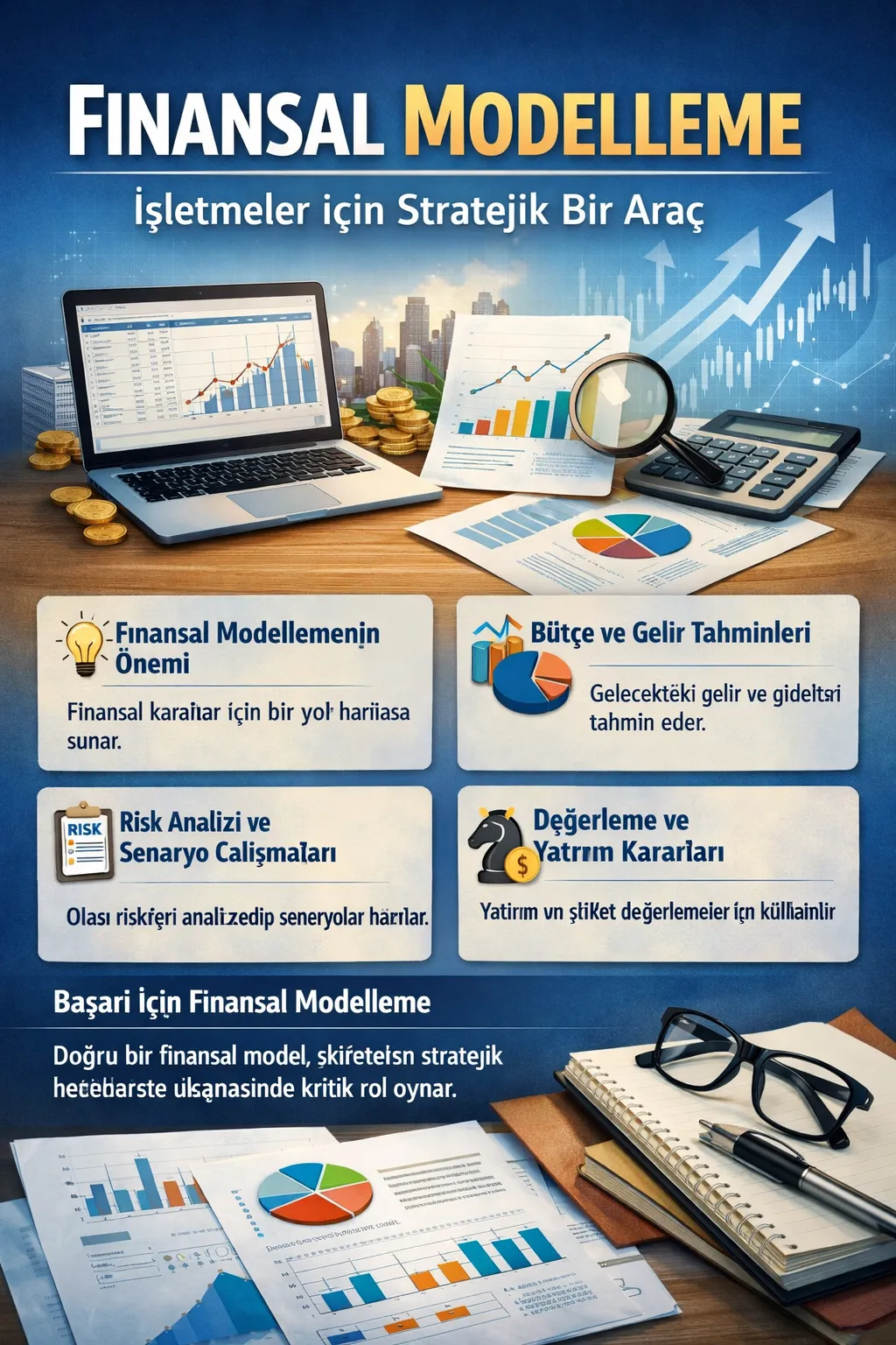 Finansal Modelleme Nedir? Excel ile Finansal Model Kurma, Tahmin, Değerleme ve Senaryo Analizi Rehberi