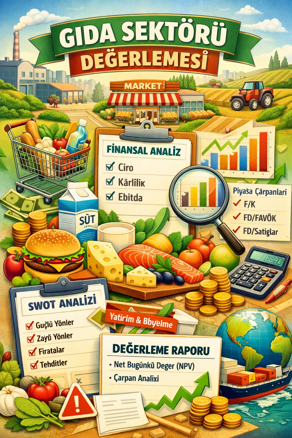 Gıda Sektörü Şirket Değerleme: Üretim, Marka ve Dağıtım Dinamikleri