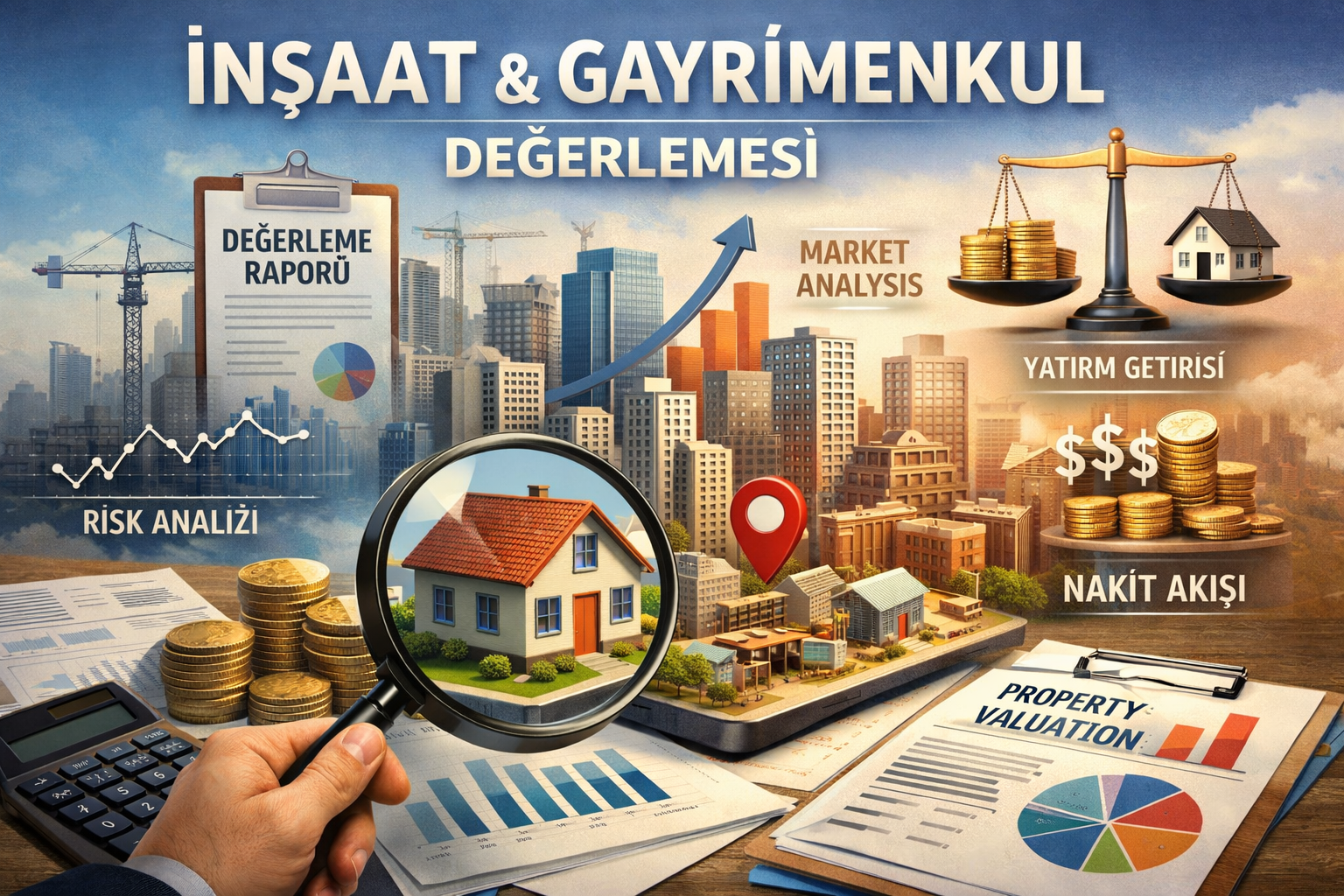 İnşaat ve Gayrimenkul Firması Değerleme: Kentsel Dönüşüm, AVM, Otel ve Proje Bazlı Analiz