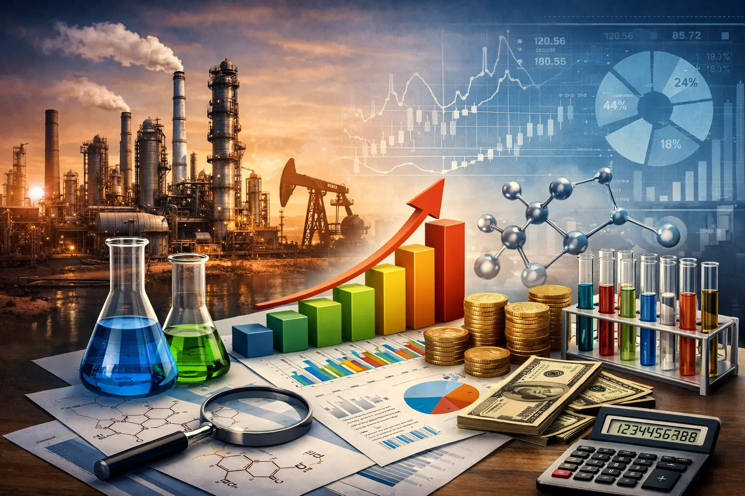 Kimya ve Petrokimya Şirket Değerleme: Emtia Döngüsü, Crack Spread, Kapasite Kullanımı ve Risk Analizi