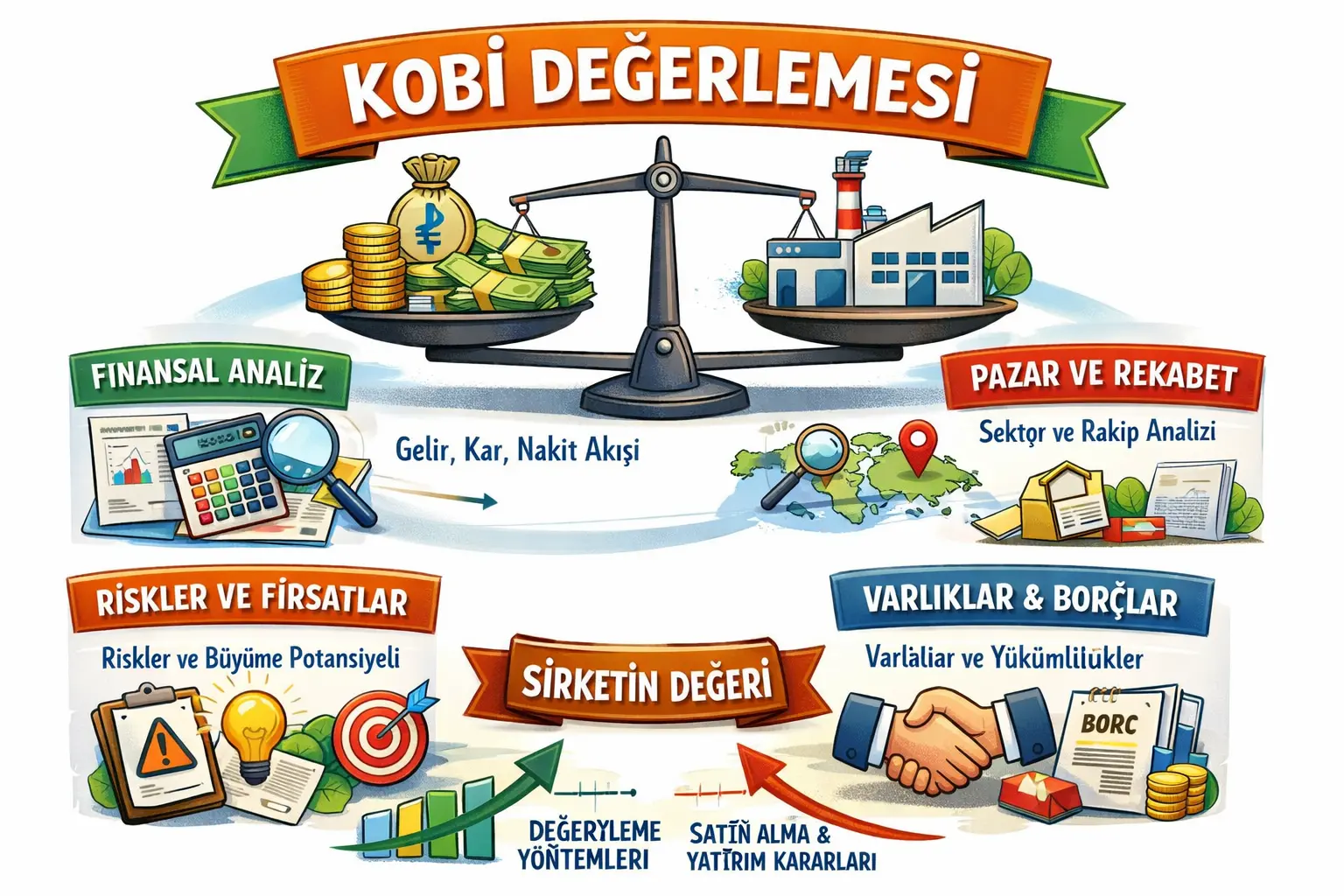 KOBİ Şirket Değerleme: Küçük ve Orta Ölçekli İşletmelerde Doğru Değer