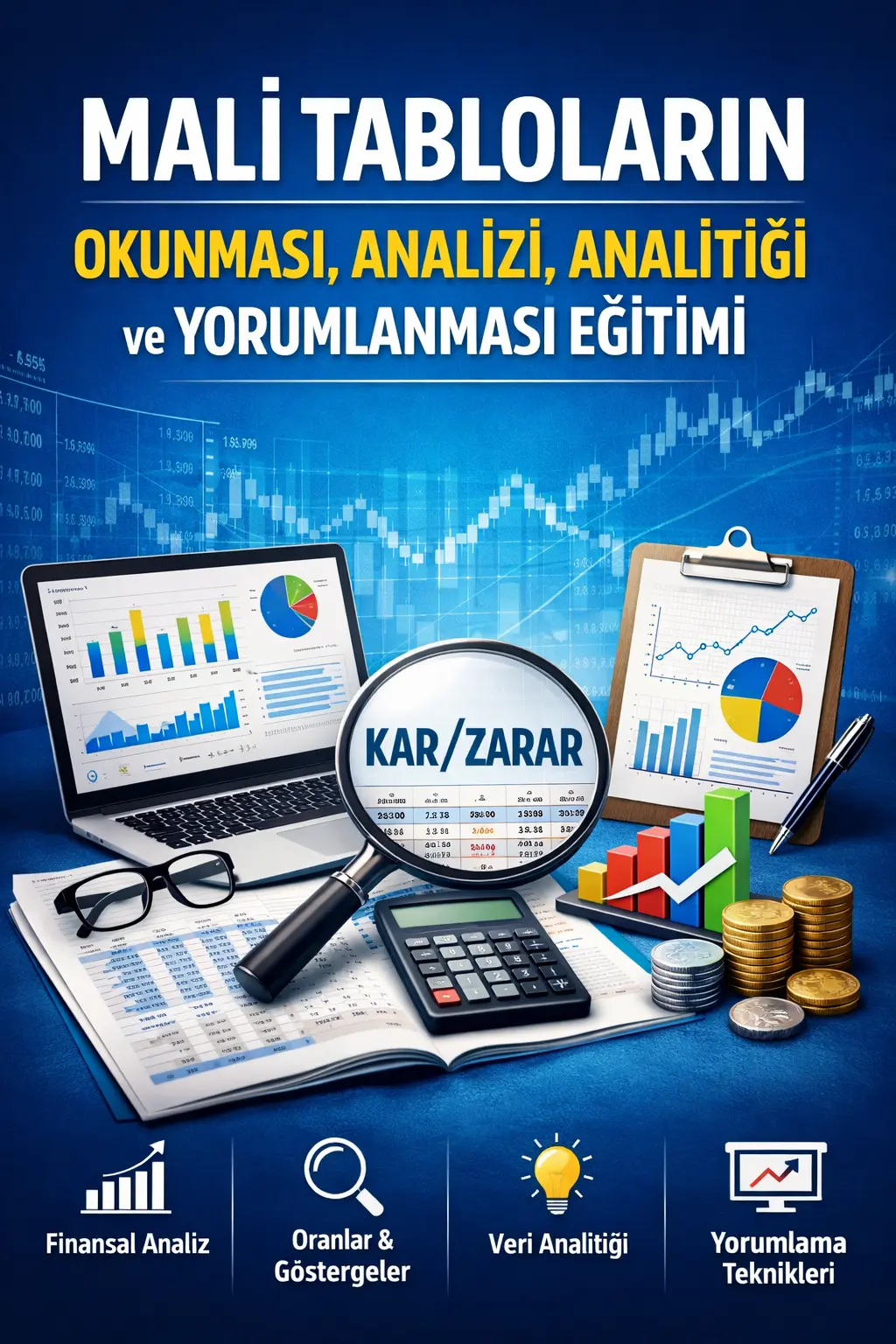 Mali Tablo Analizi Eğitimi: Bilanço, Gelir Tablosu ve Nakit Akışı Okuma (Udemy)