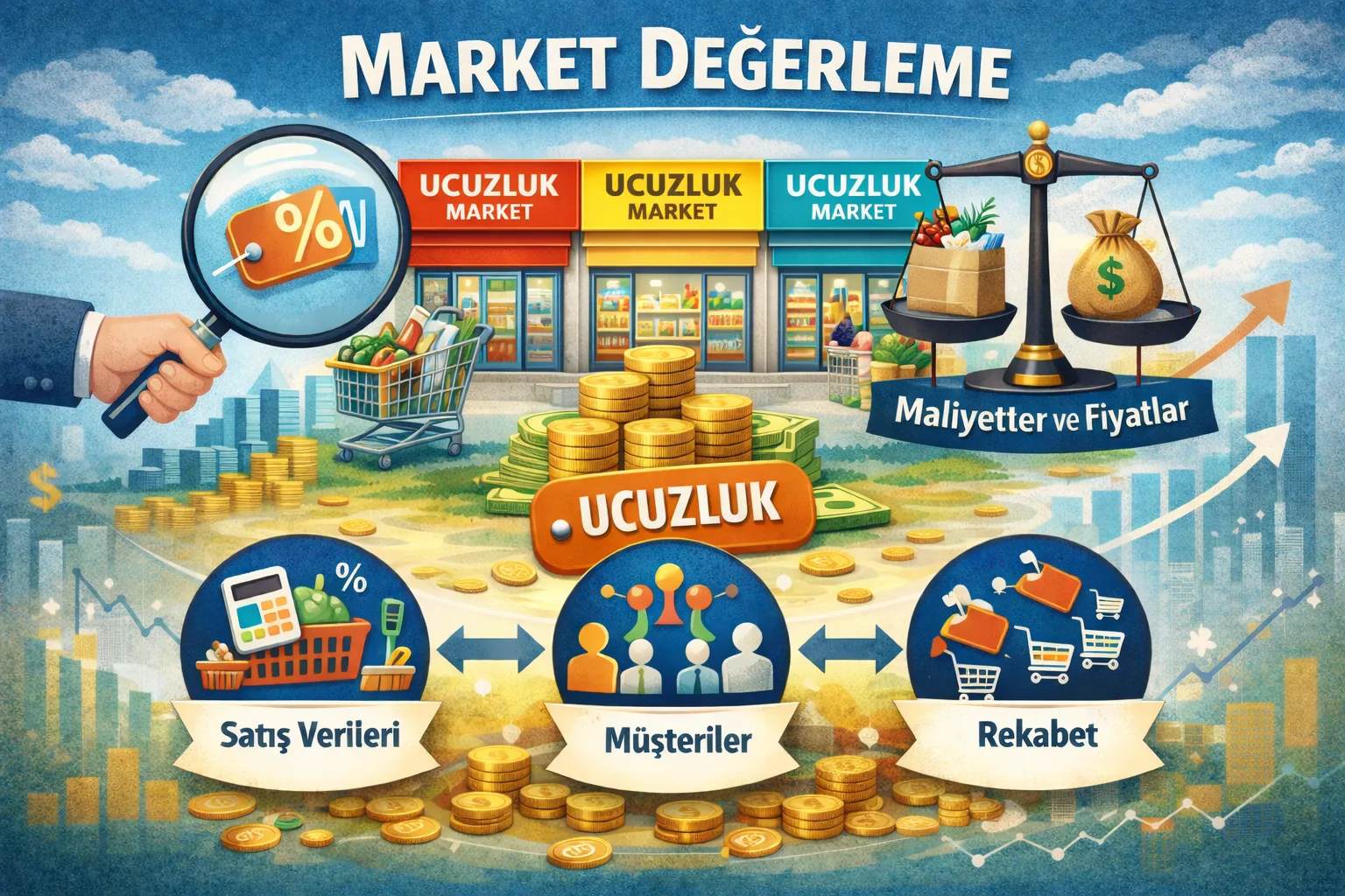Market Değerleme: Zincir Market, Süpermarket ve Perakende Gıda Şirketi Değeri Nasıl Hesaplanır?