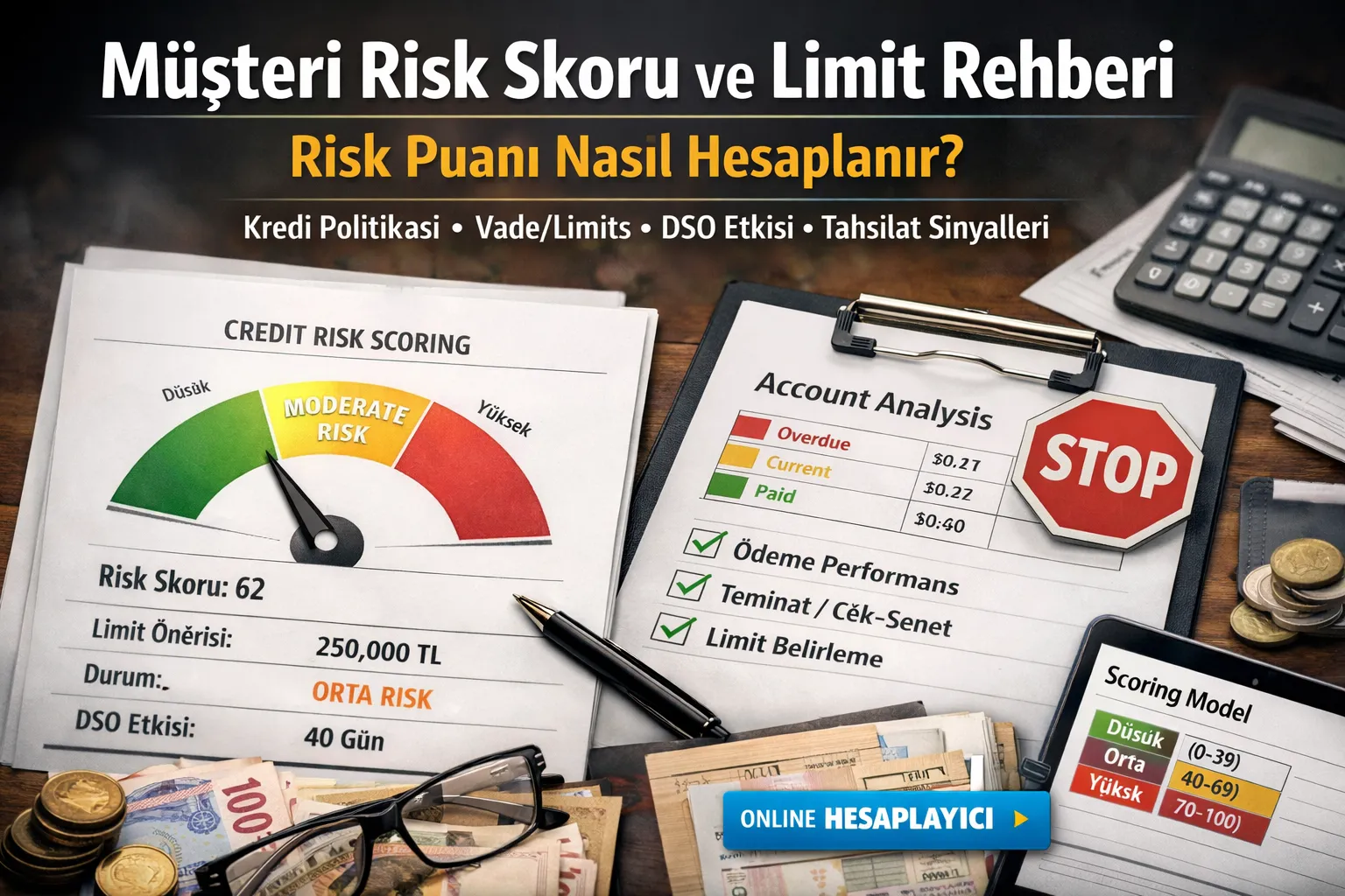 Müşteri risk skoru ve limit