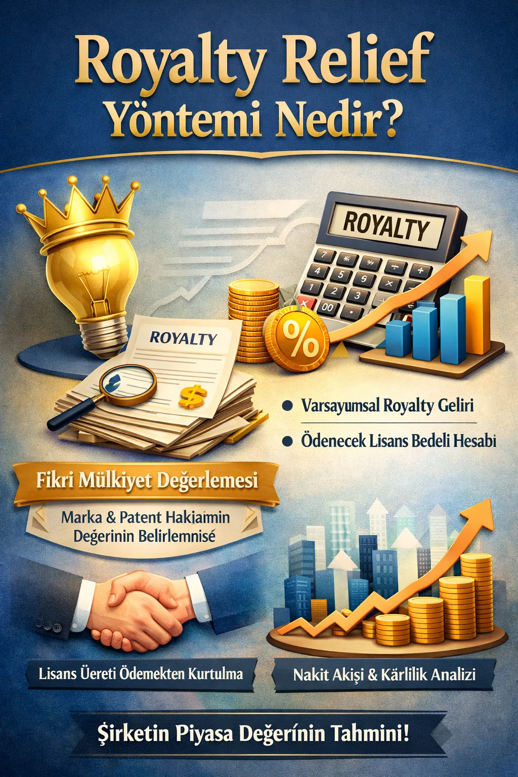 Royalty Relief Yöntemi Nedir? Marka Değerleme Rehberi