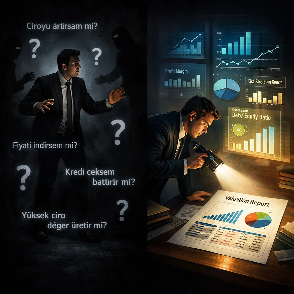 Şirket Değerleme: Yöneticiyi Karanlıktan Aydınlığa Çıkaran Rapor