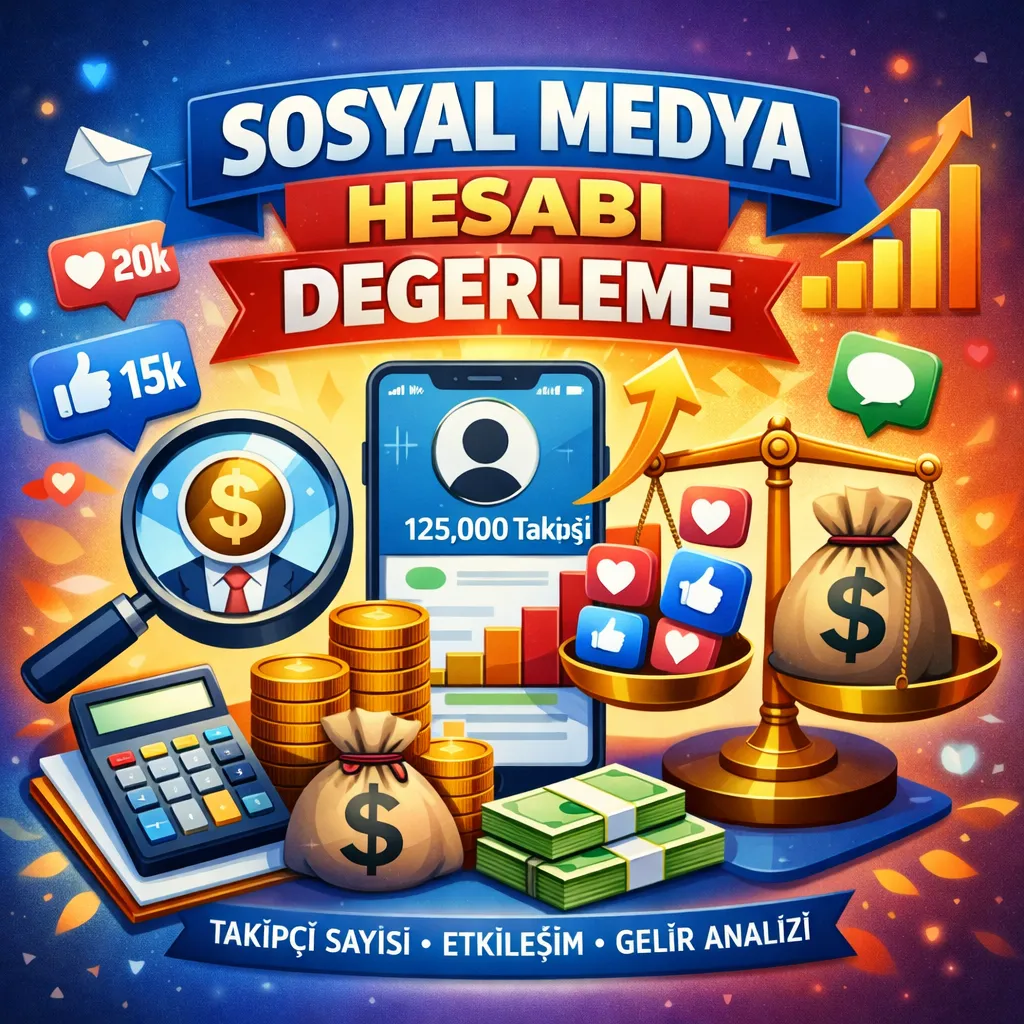 Sosyal Medya Hesabı Değerleme: Instagram, YouTube, TikTok Hesap Değeri Hesaplama (Yöntemler, Riskler, DCF)